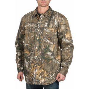 Walls Men's Zero Zone Fleece Lined Shirt Jacket  Walls YJ316 Lufkin Real Tree XL